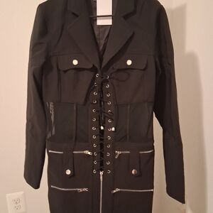 AKIRA A LITTLE BIT OF BUSINESS BLAZER DRESS Size XLXL